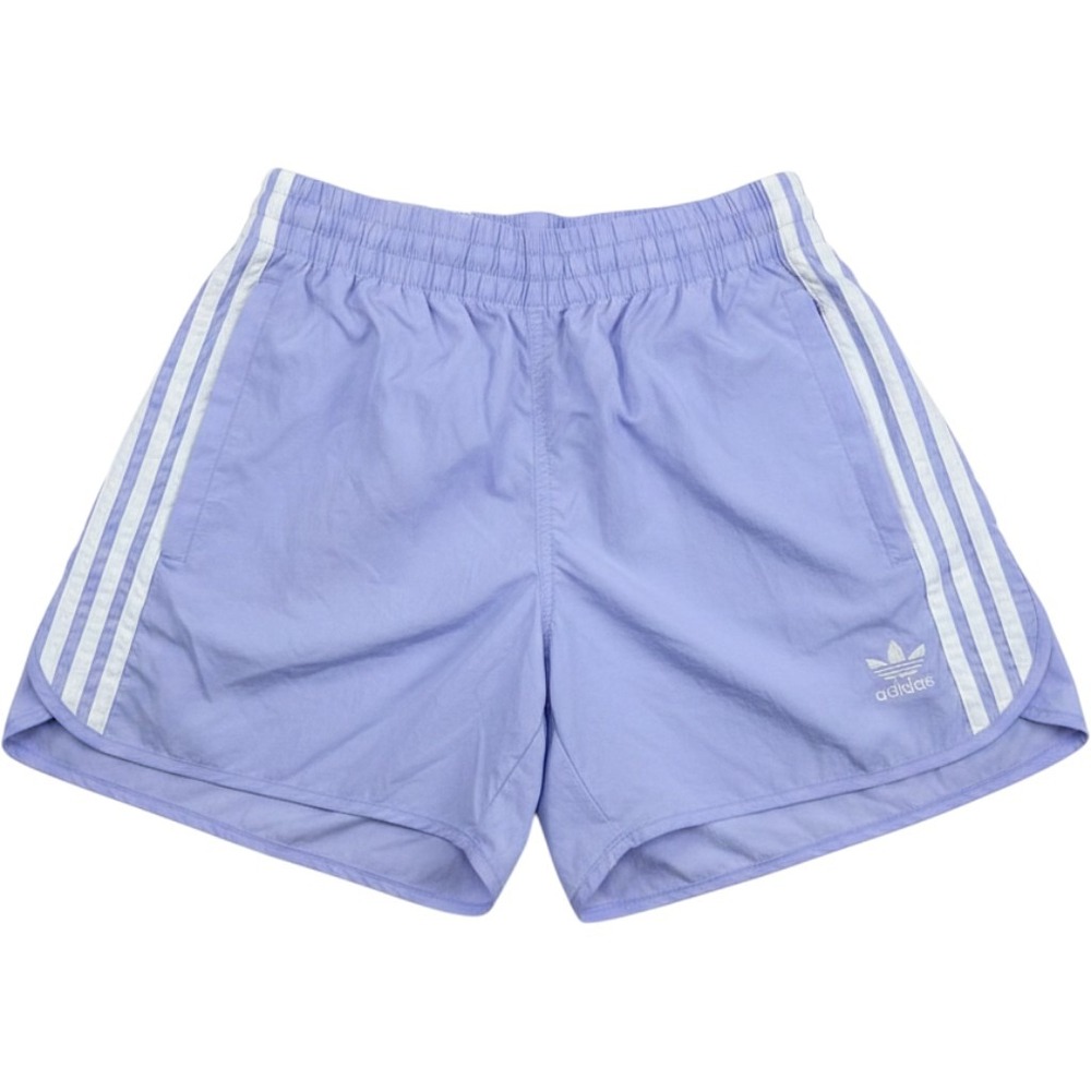 Adidas Originals 3-Stripe Shorts Light Purple Lavender Trefoil GN3526 NEW